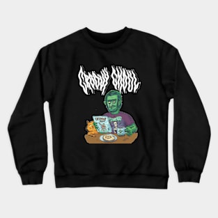 Wake Up to Groovy Ghoul! Crewneck Sweatshirt